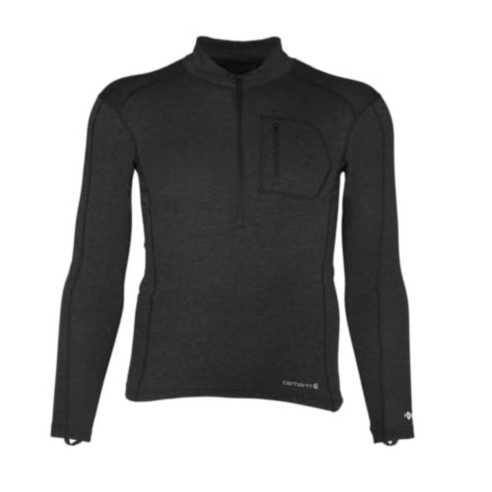 Midweight Quarter-Zip Base Layer Top Temperature-… - image 2